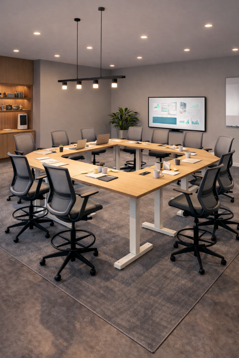 table modulable de réunion